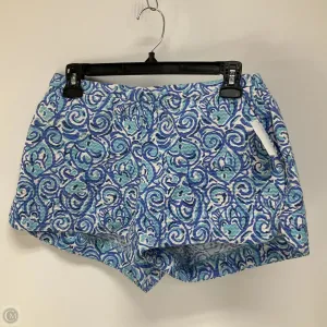 Shorts Designer By Lilly Pulitzer In Blue & White, Size: 8