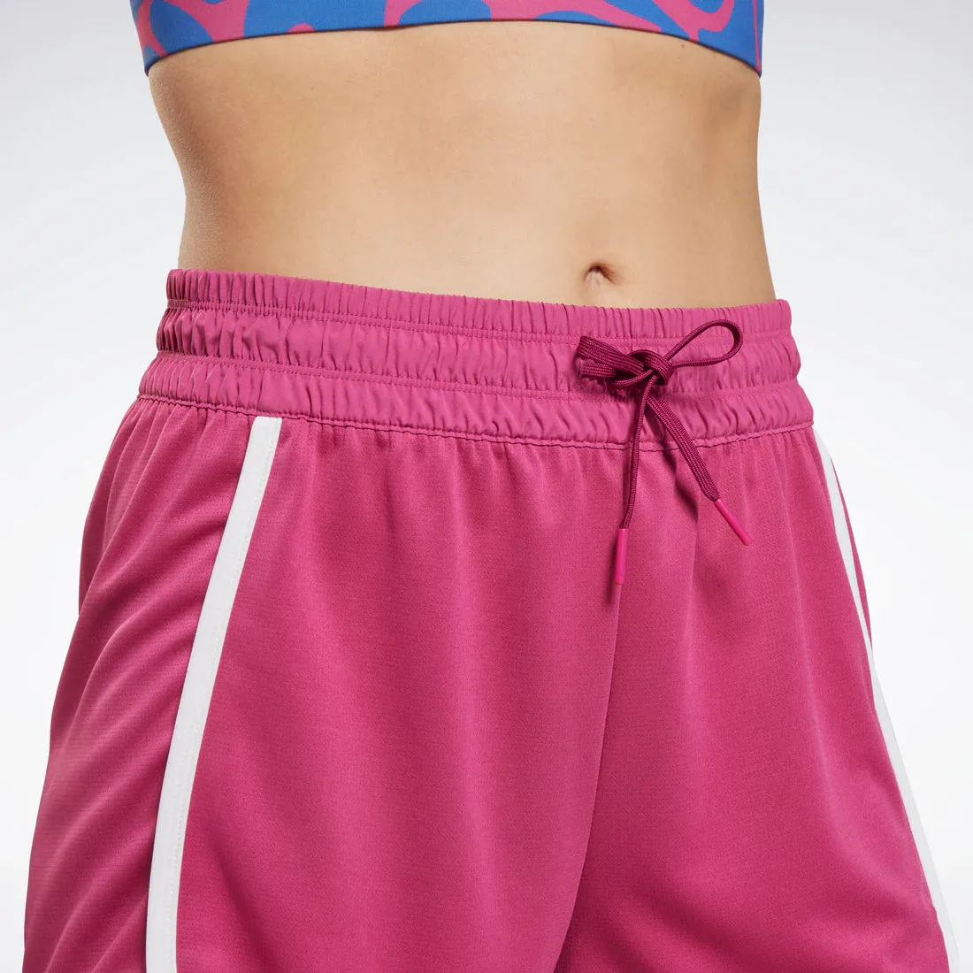 SHORTS REEBOK BOOTIE PANTALONE PANTA CORTO WORKOUT FUCHSIA