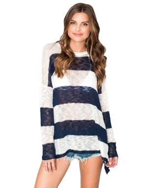 Show Me Your Mumu Bonfire Sweater in Stripes