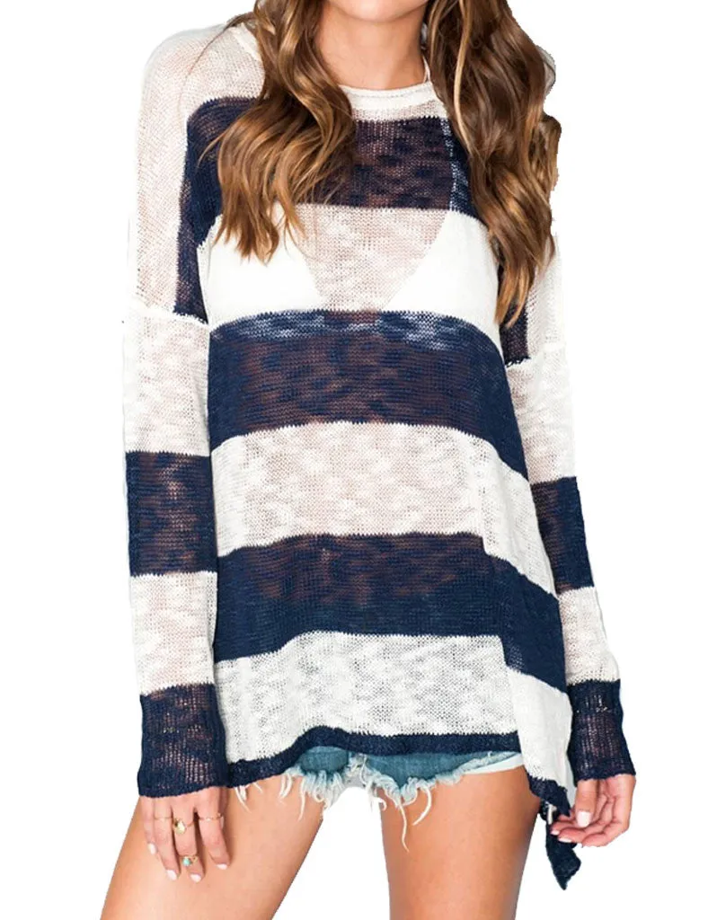 Show Me Your Mumu Bonfire Sweater in Stripes