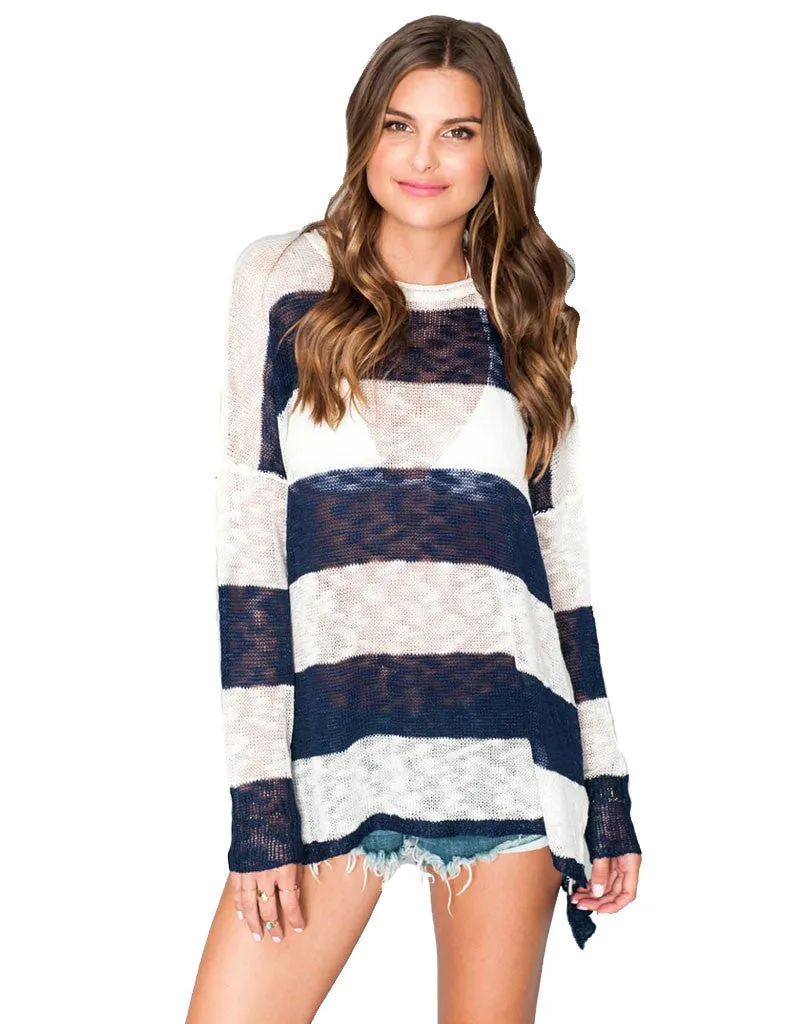 Show Me Your Mumu Bonfire Sweater in Stripes