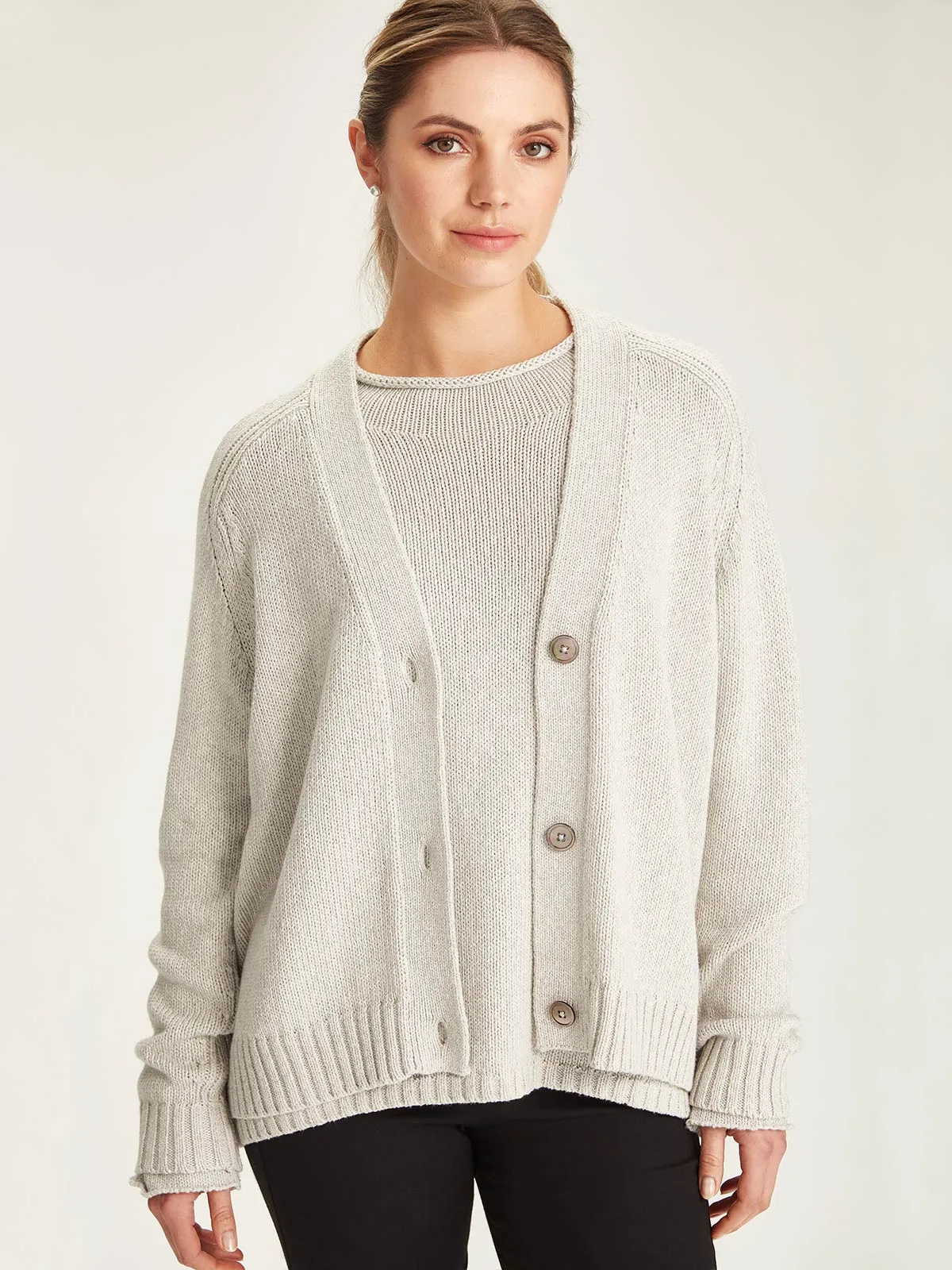 Sills Janaya Cardigan - Lather Grey