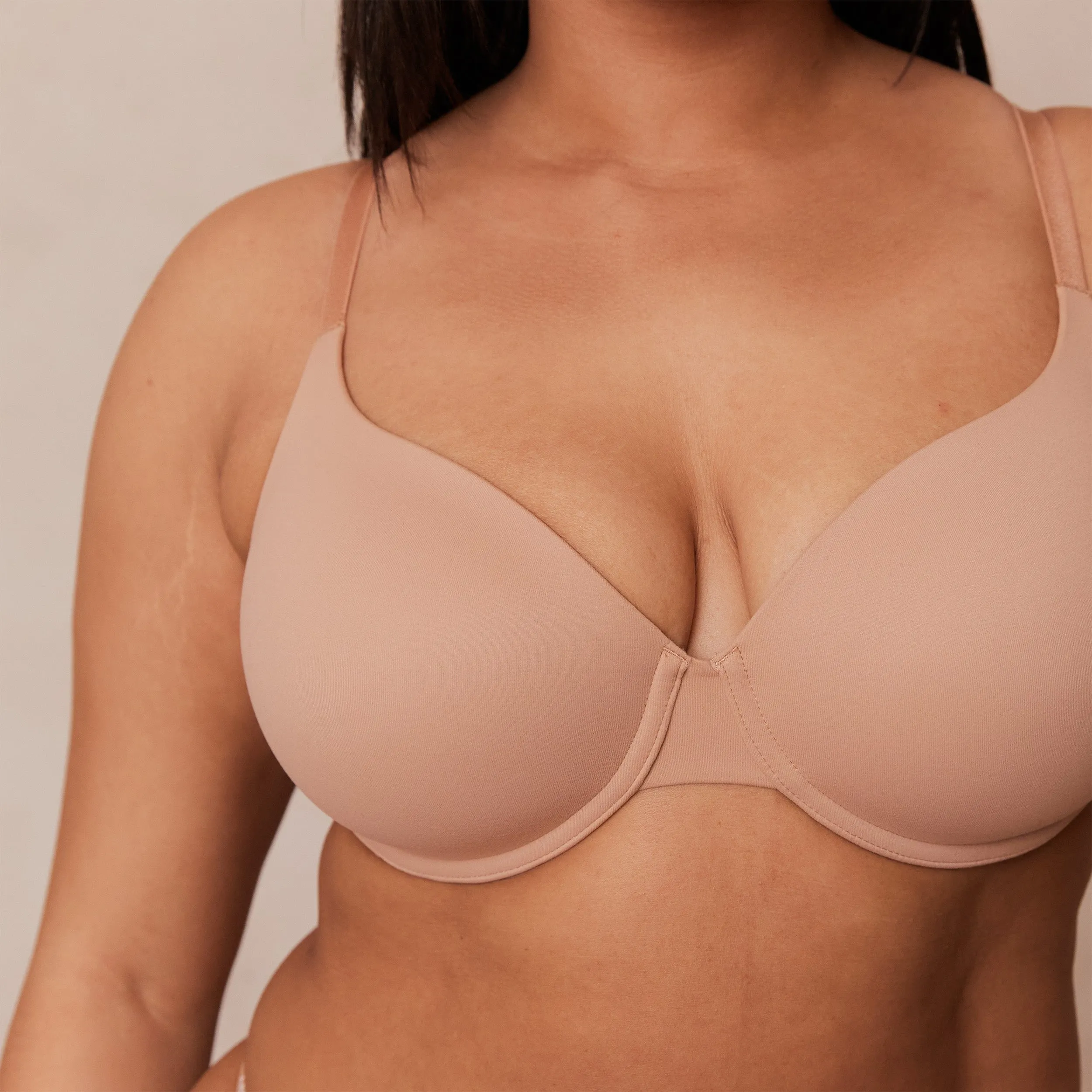 Smooth Classic T-shirt Soutien-Gorge - Miel