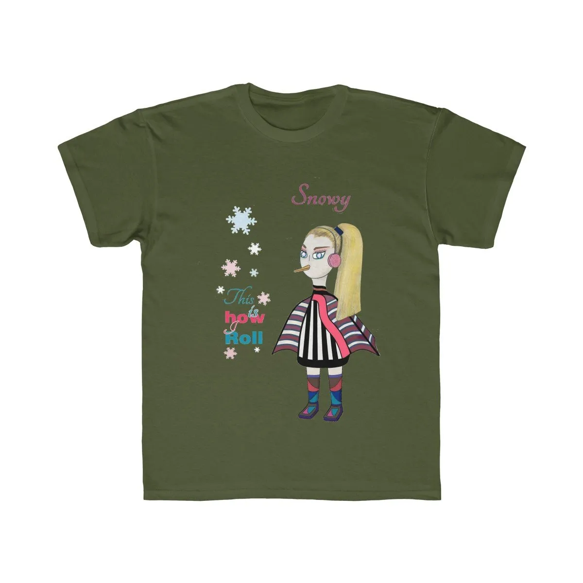 Snowy Kids Regular Fit Tee