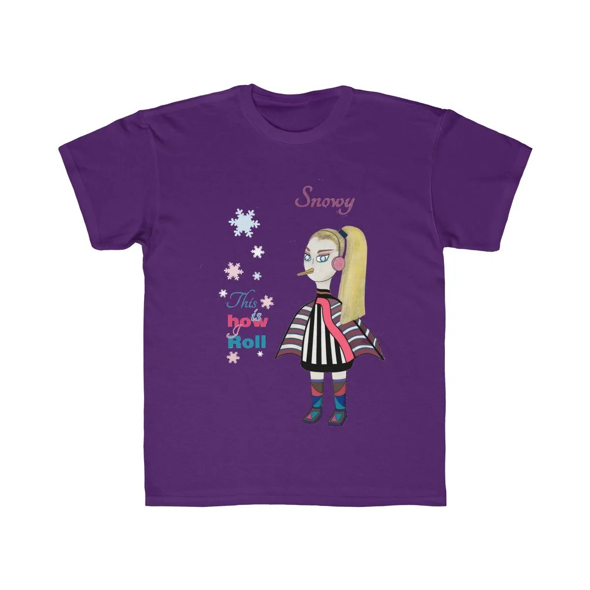 Snowy Kids Regular Fit Tee