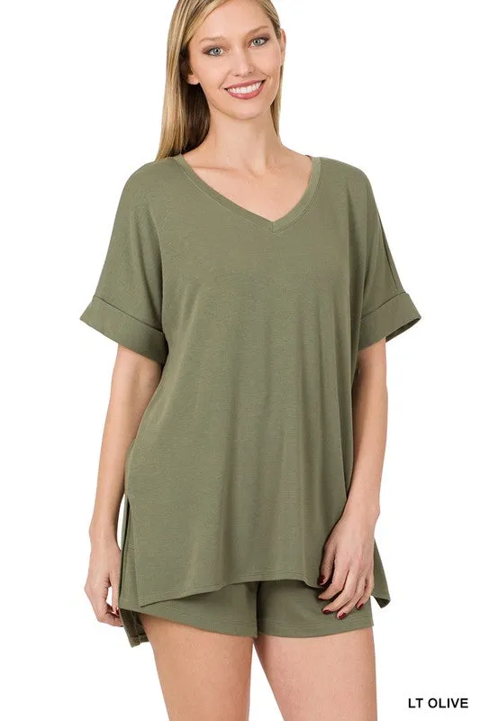 Soft French Terry Top & Short Set | FINAL SALE