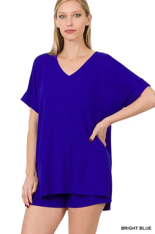 Soft French Terry Top & Short Set | FINAL SALE