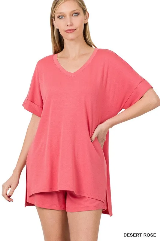 Soft French Terry Top & Short Set | FINAL SALE