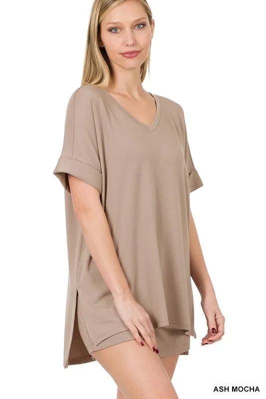 Soft French Terry Top & Short Set | FINAL SALE