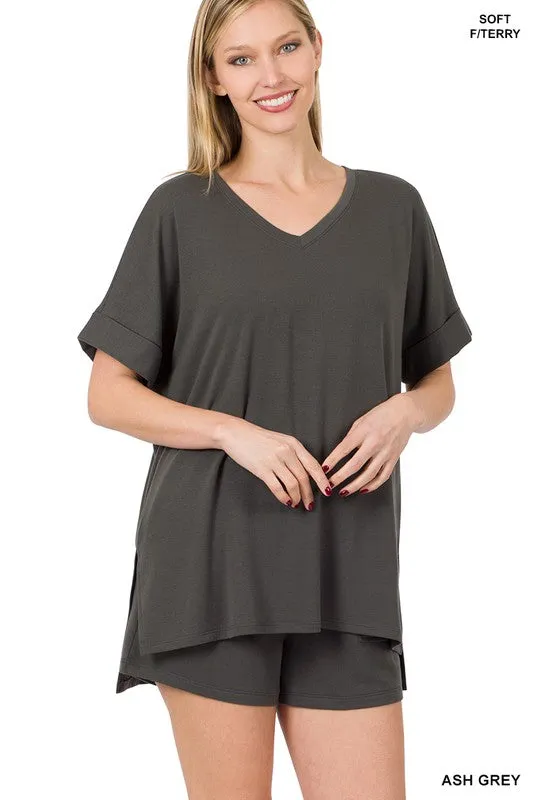 Soft French Terry Top & Short Set | FINAL SALE