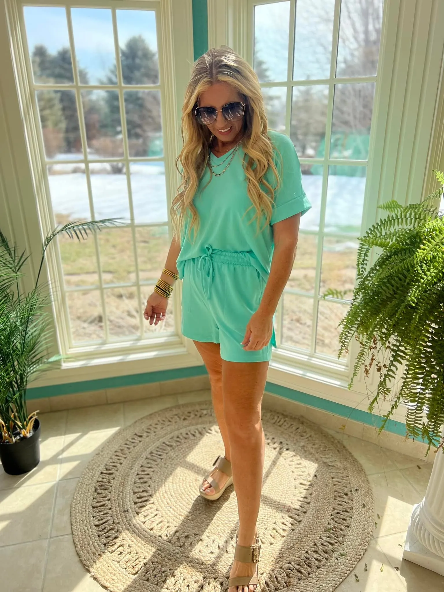 Soft French Terry Top & Short Set | FINAL SALE