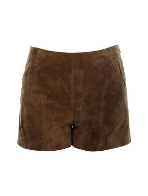 Soft Suede Luxe Leather Shorts