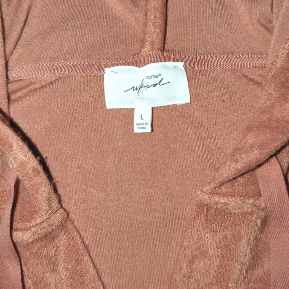 Soma WKND Terry Soft Lounge Set Bamboo Cedarwood Women's Large