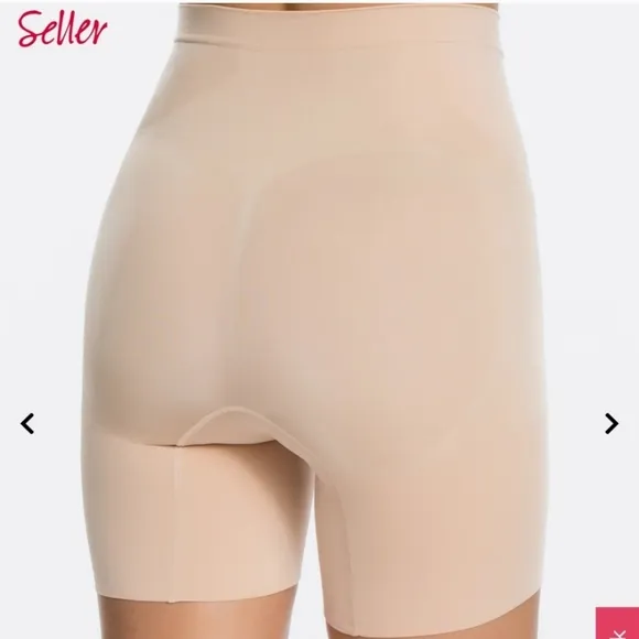 SPANX OnCore Mid Thigh Short Medium New Soft Nude