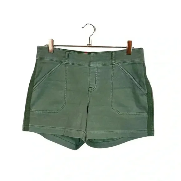 Spanx Stretch Twill Shorts 4” in Soft Sage 20318R
