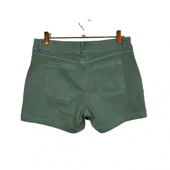 Spanx Stretch Twill Shorts 4” in Soft Sage 20318R
