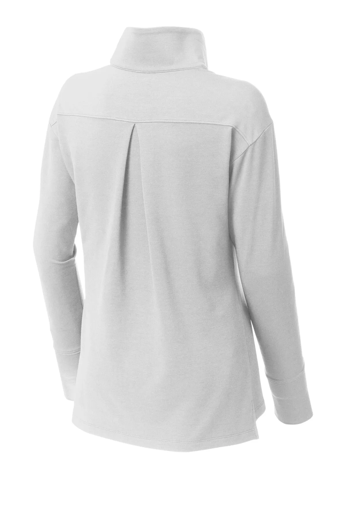 Sport-Tek Women's Sport-Wick Flex Fleece 1/4-Zip. LST561 White