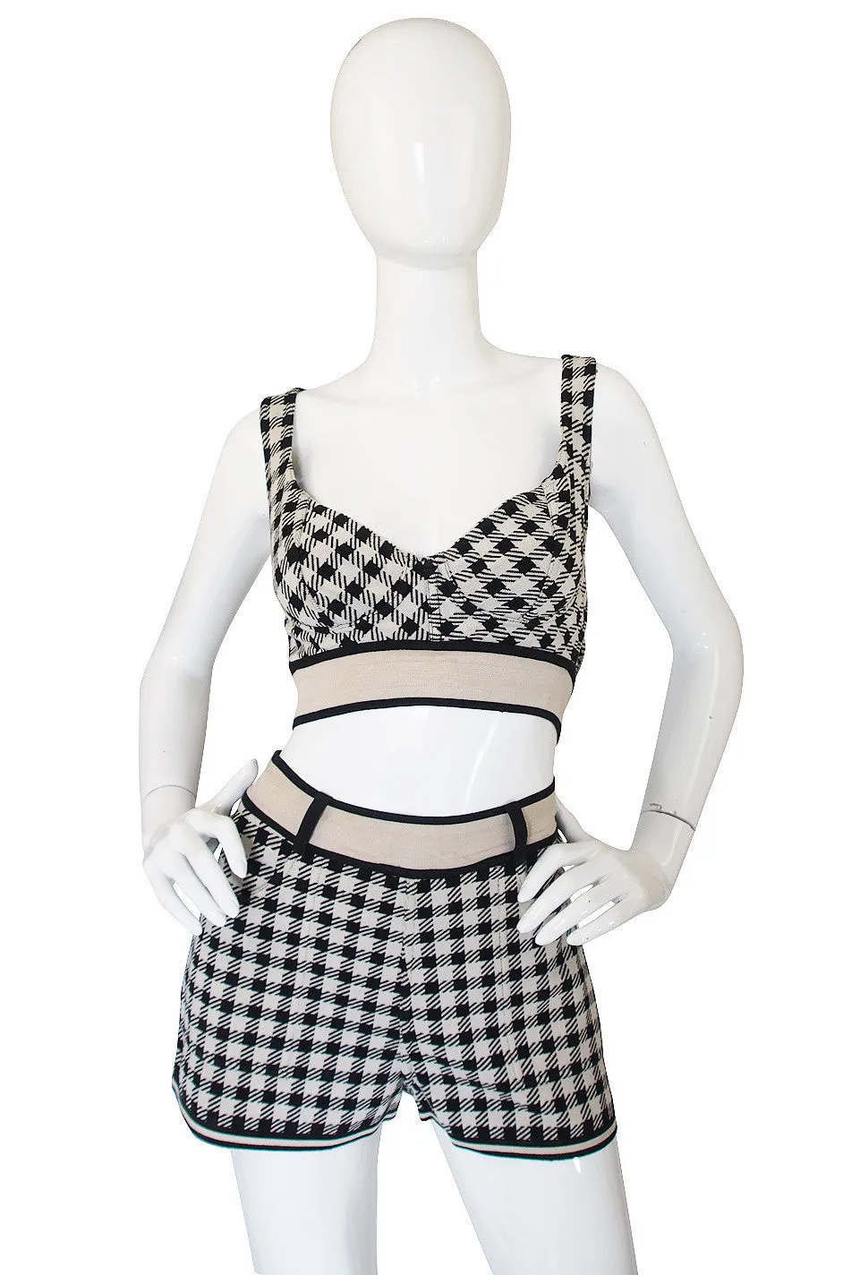 Spring 1991 Museum Held Alaia 'Tati" Short & Bra Top