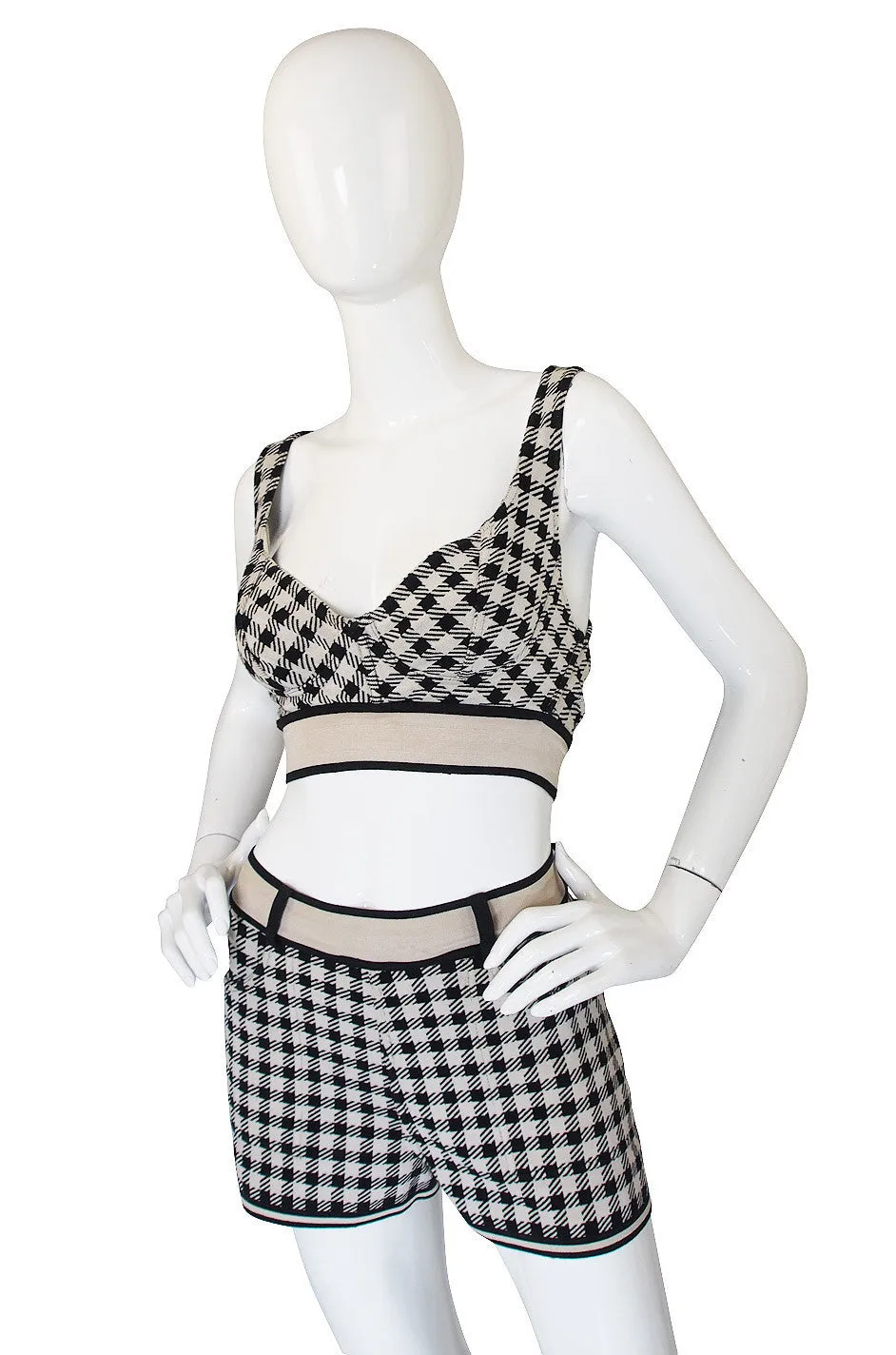 Spring 1991 Museum Held Alaia 'Tati" Short & Bra Top