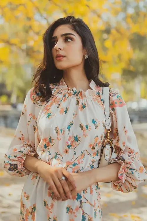 Stacy Pastel Floral Maxi Dress