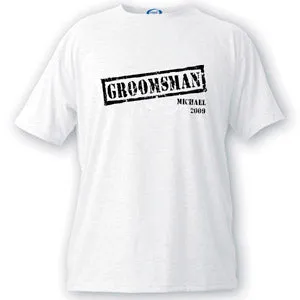 Stamp Series Groomsman T-shirt