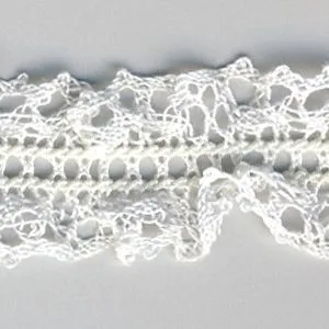 Stretch Torchon Lace #48 Silver