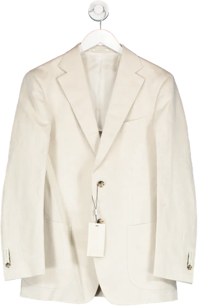 SuitSupply Cream Tailored Fit Havana Blazer BNWT Uk 48 UK XXXL