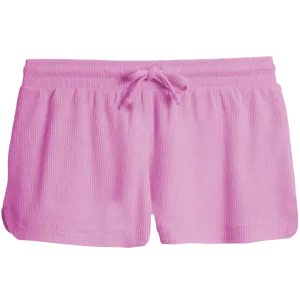 Super Soft Waffle Shorts Light Pink