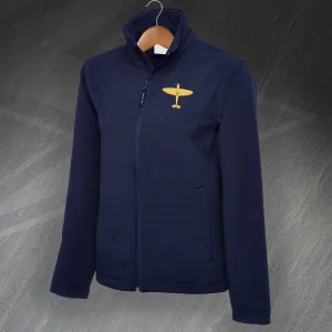 Supermarine Spitfire Softshell Jacket Embroidered Full Zip