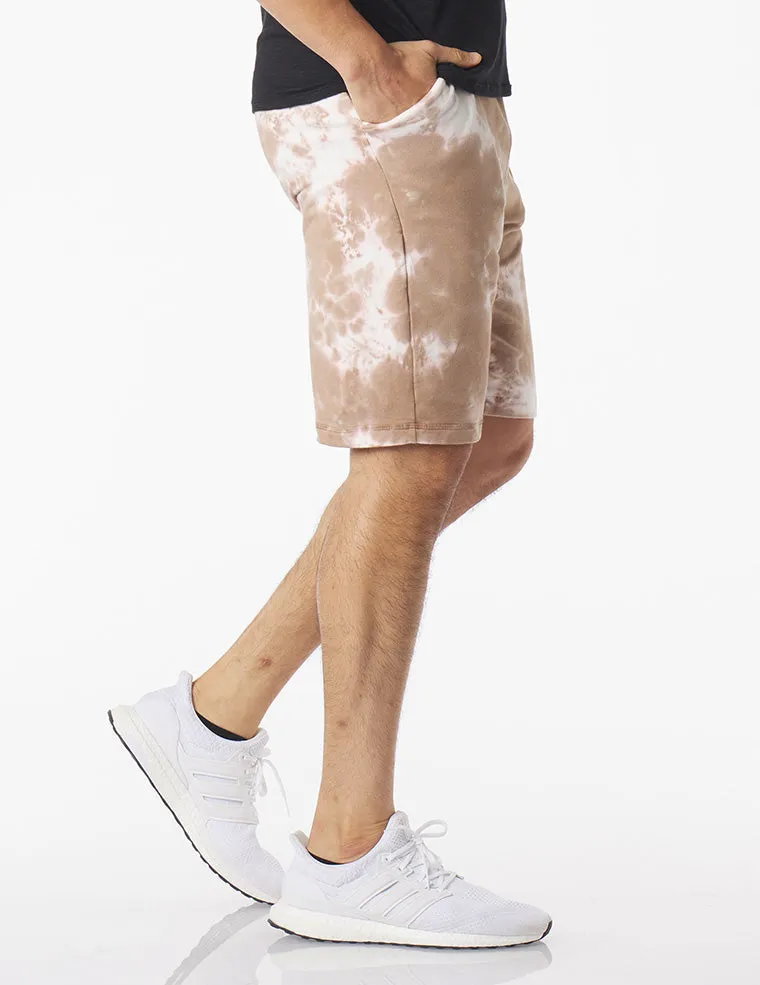 Sycamore Short: Sand Stone Blur Dye