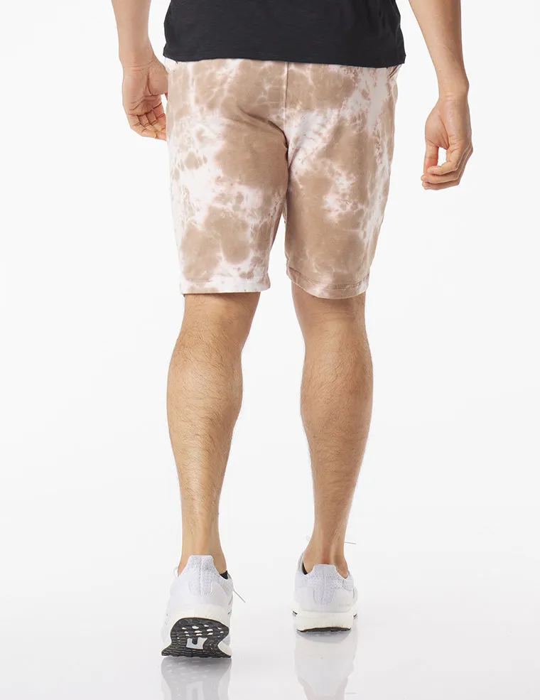 Sycamore Short: Sand Stone Blur Dye