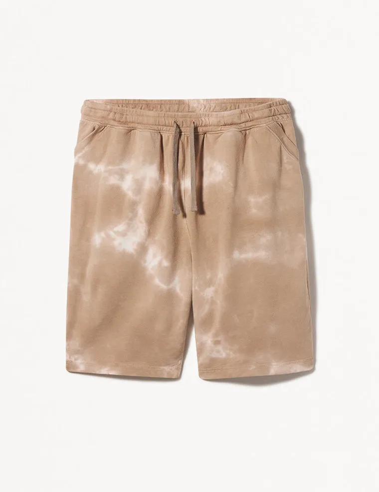 Sycamore Short: Sand Stone Blur Dye