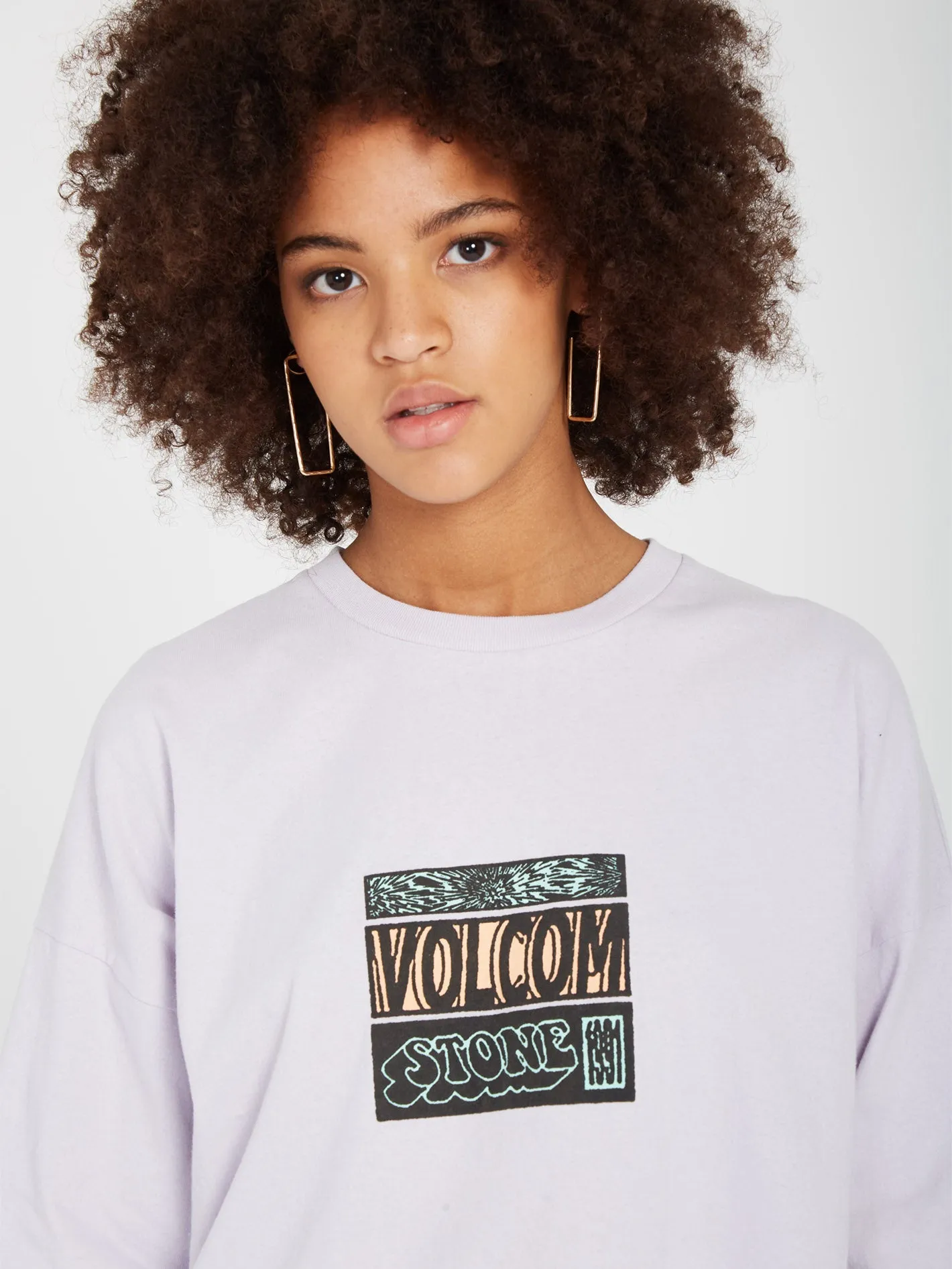 T-shirt Drumstone - LIGHT ORCHID