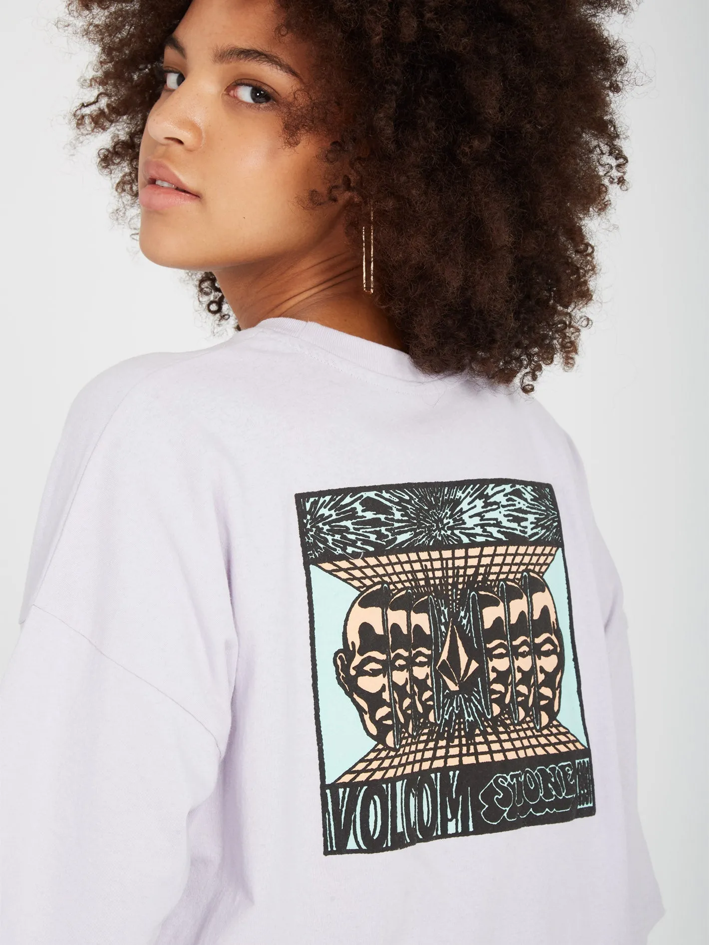 T-shirt Drumstone - LIGHT ORCHID