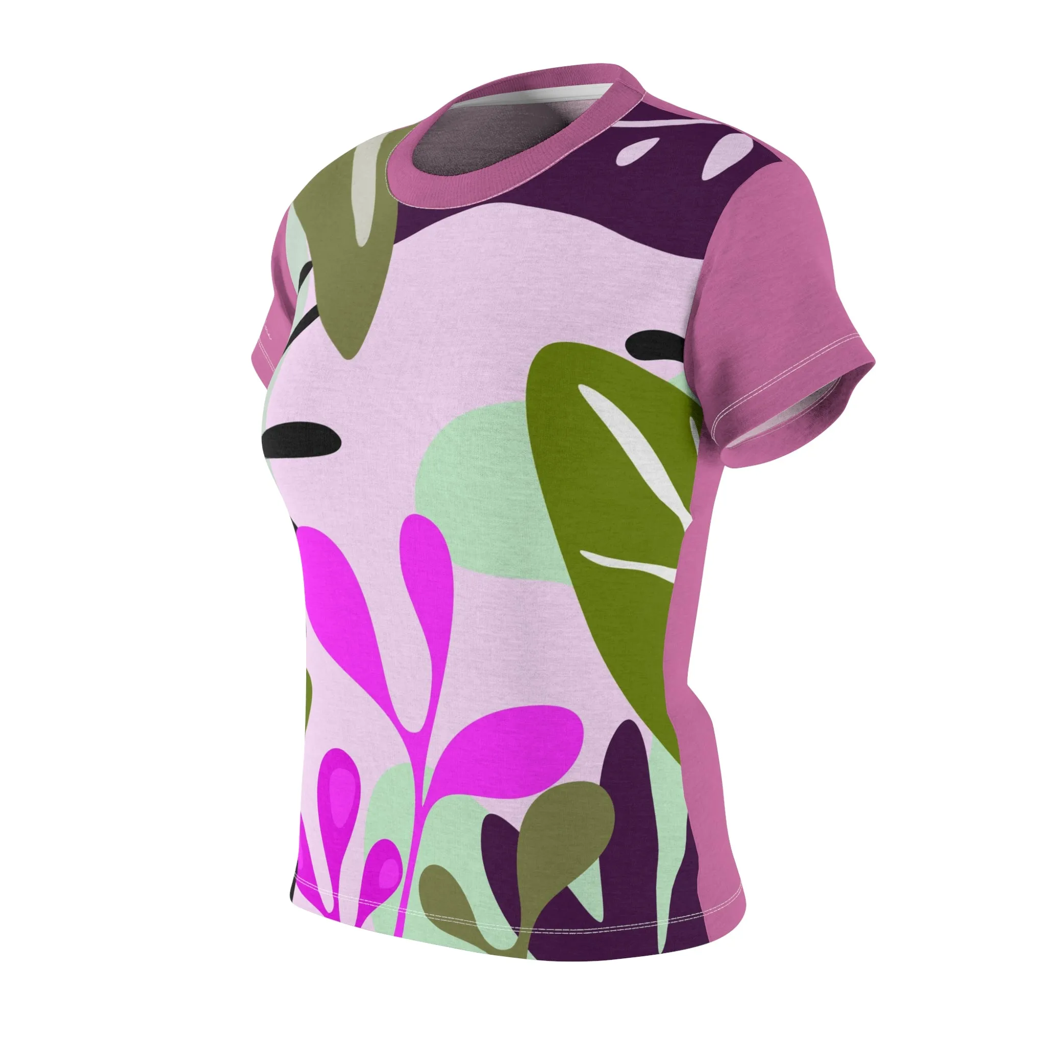 T-Shirt, Light Purple Foliage