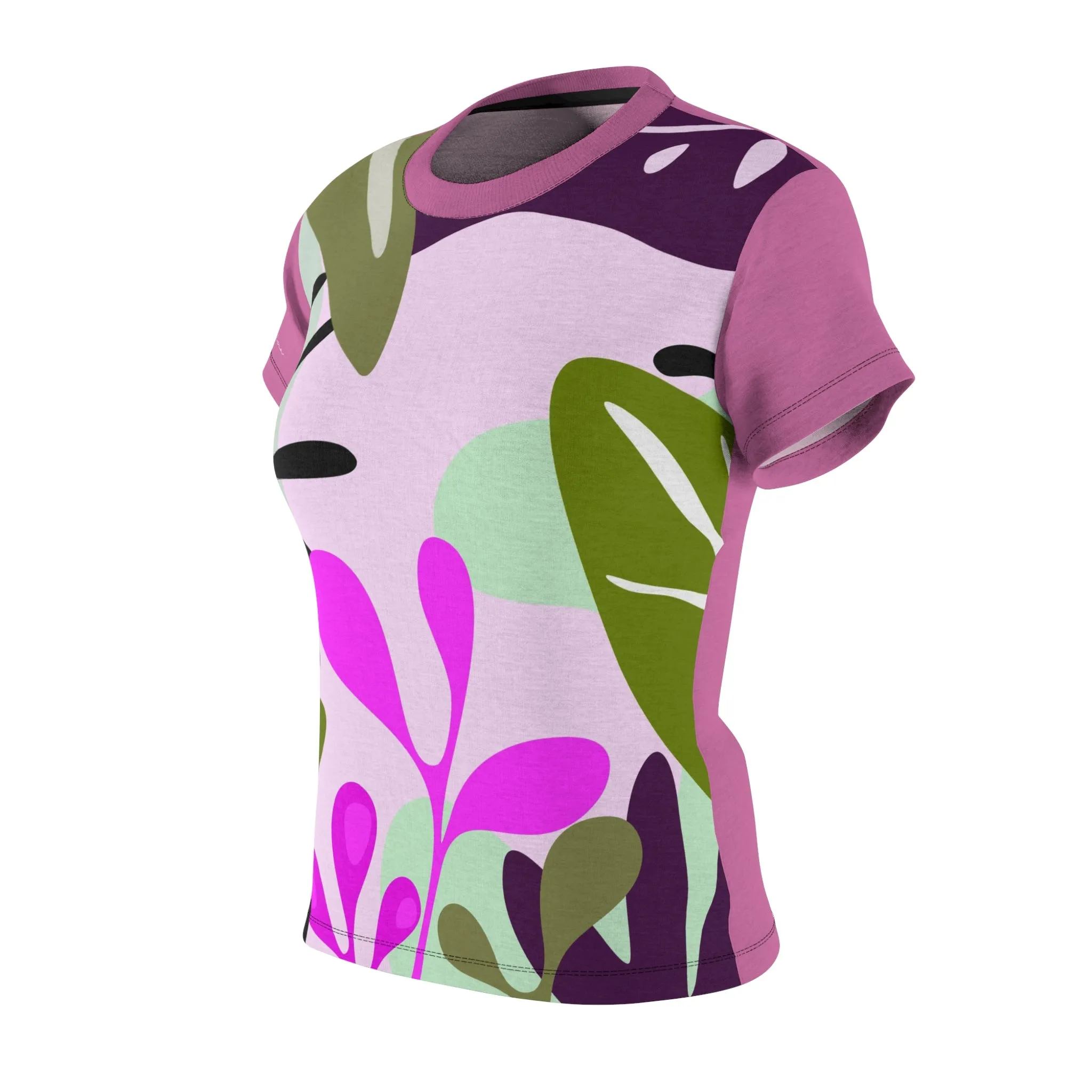 T-Shirt, Light Purple Foliage