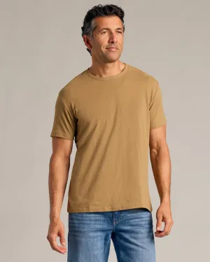 Tan 499 Short Sleeve Crew Neck Tee