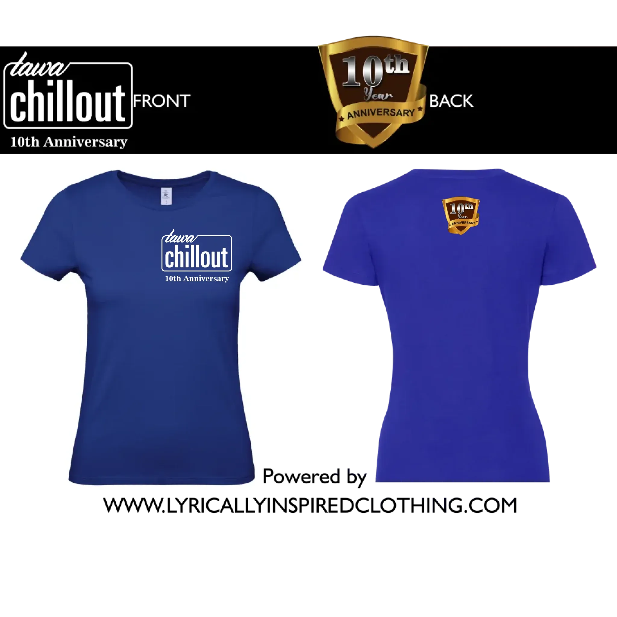 TAWAChillout Anniversary Unisex & Fitted T Shirts. EXCLUSIVE!