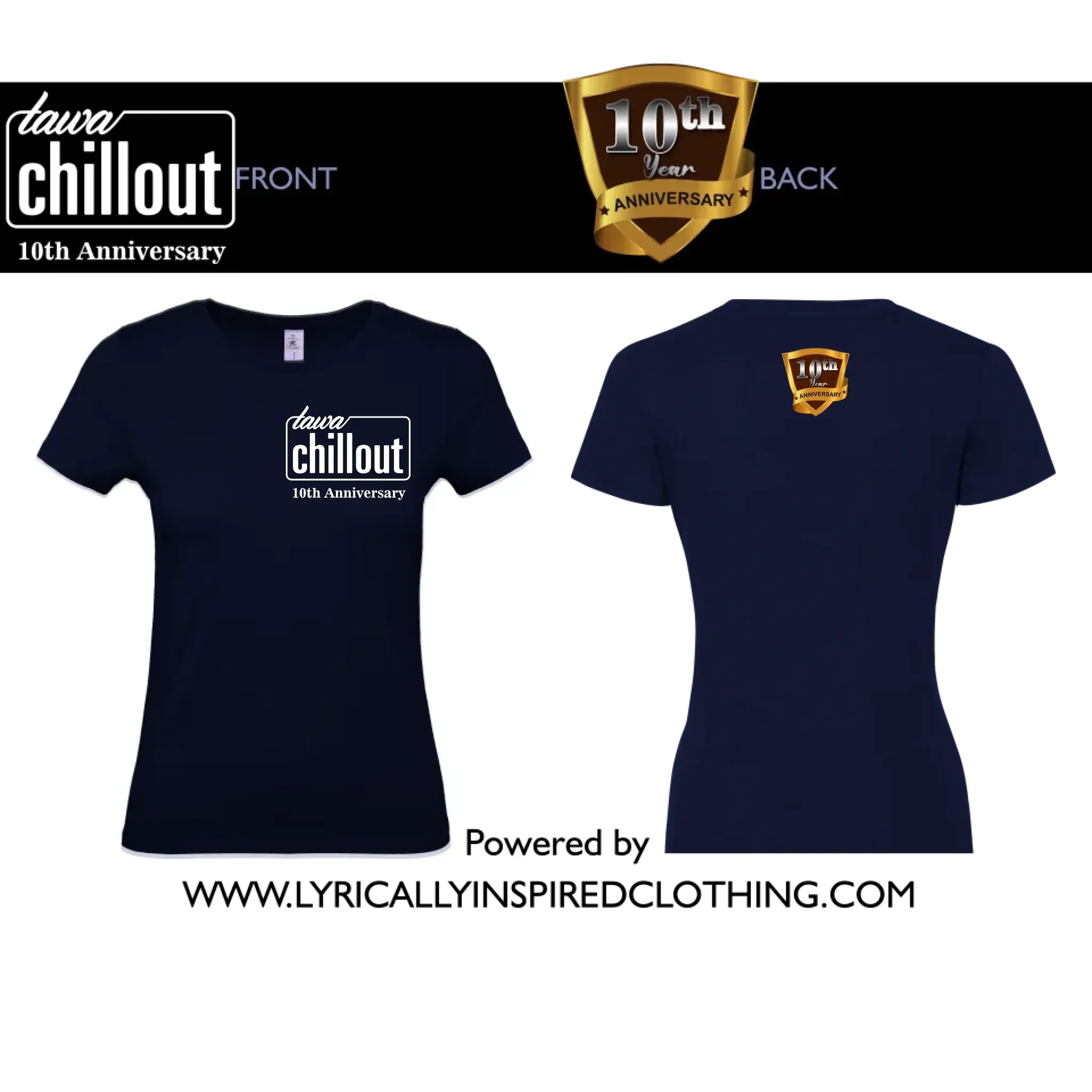 TAWAChillout Anniversary Unisex & Fitted T Shirts. EXCLUSIVE!