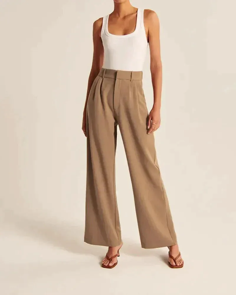 Taylor | Tailored Stylish Wide-Leg Pants