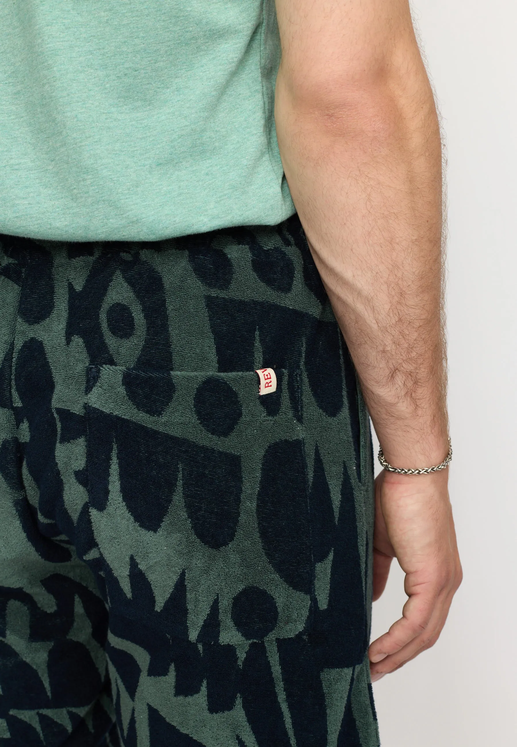 Terry Shorts / 4076 - Dustgreen