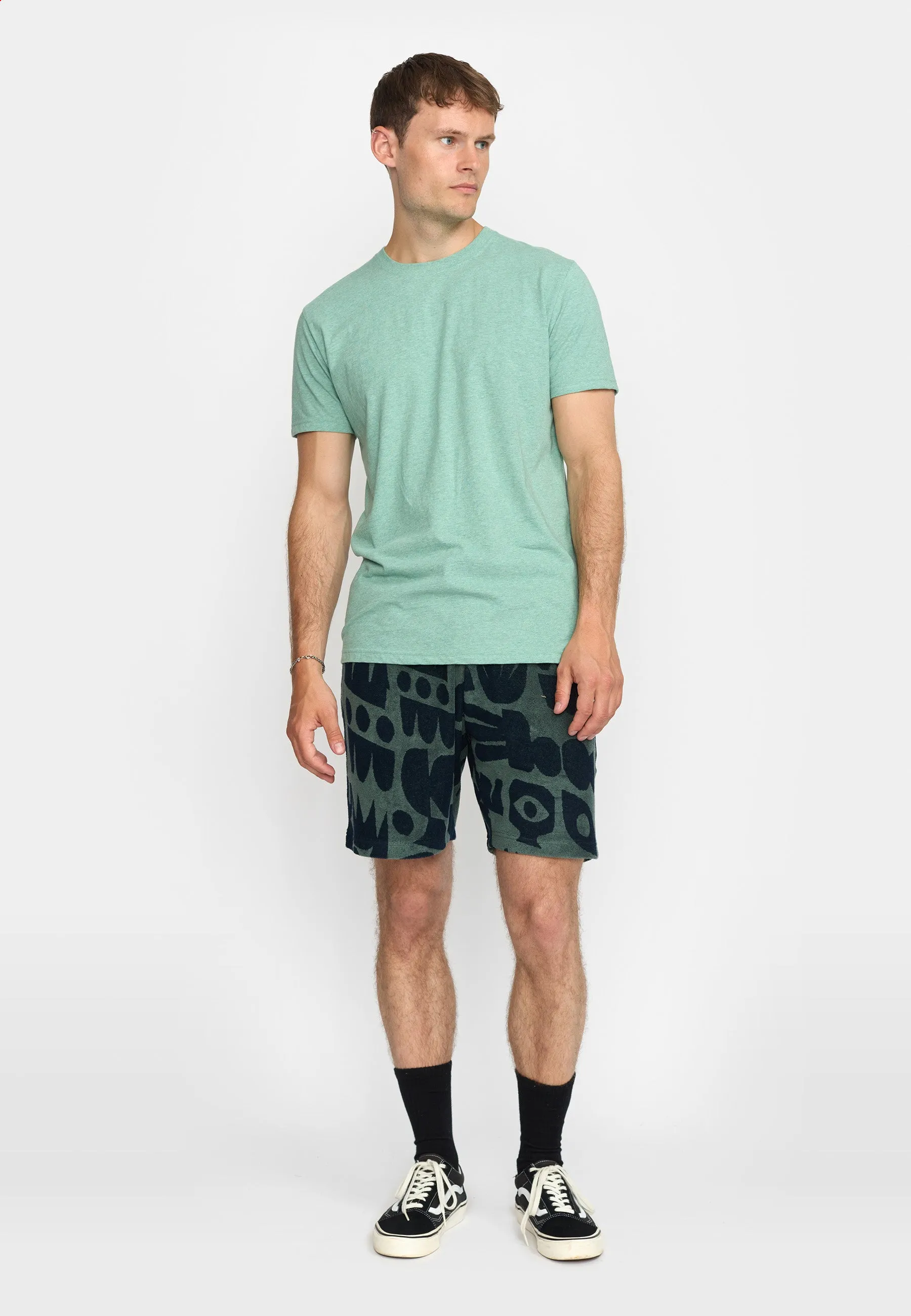 Terry Shorts / 4076 - Dustgreen