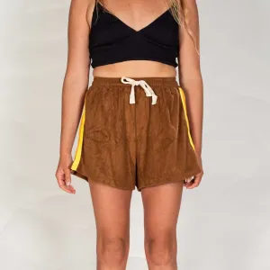 Terry Towelling Short - Chocolate