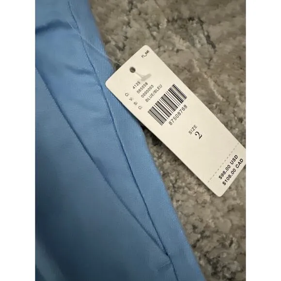 The Avery Pleated Trouser Shorts by Maeve Blue Size 2