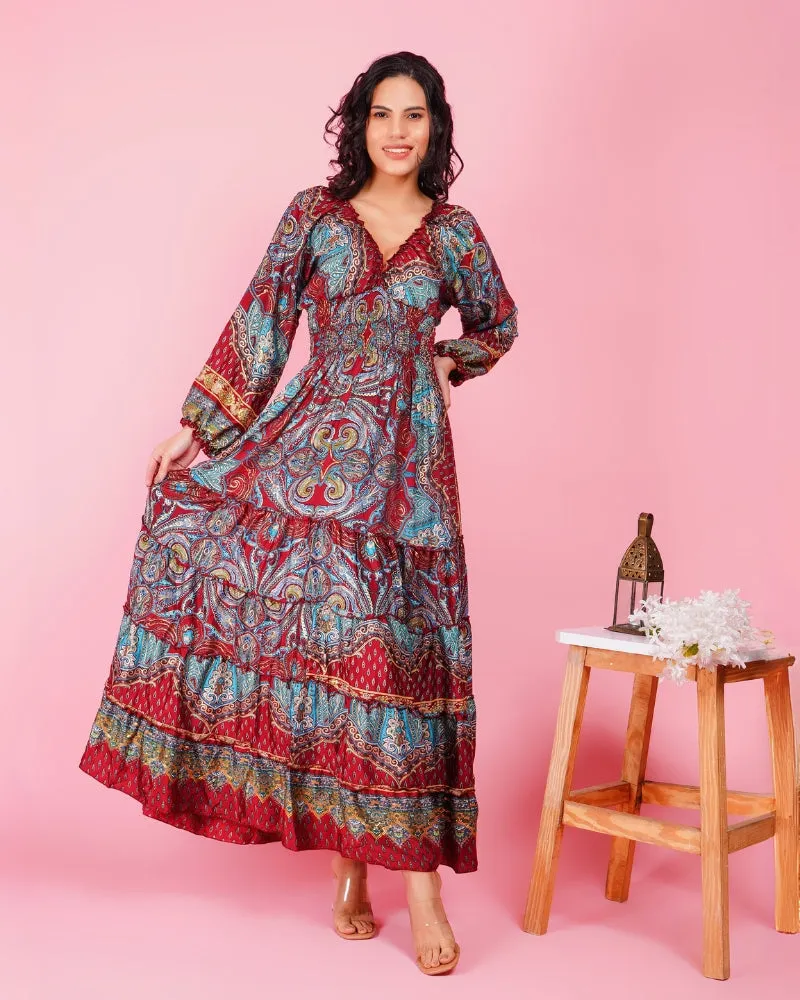The bohemian escape maxi dress