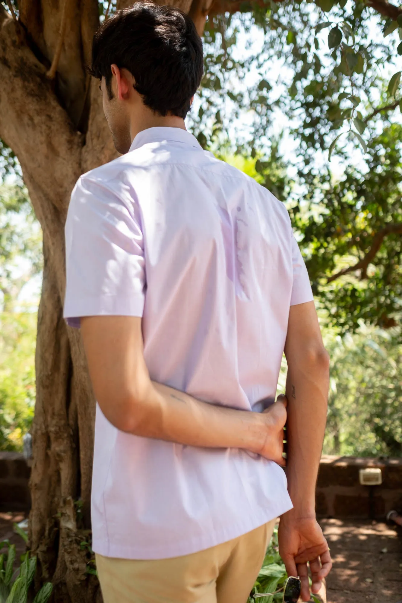The Egyptian Cotton Double Pocket Shirt | Short Sleeve