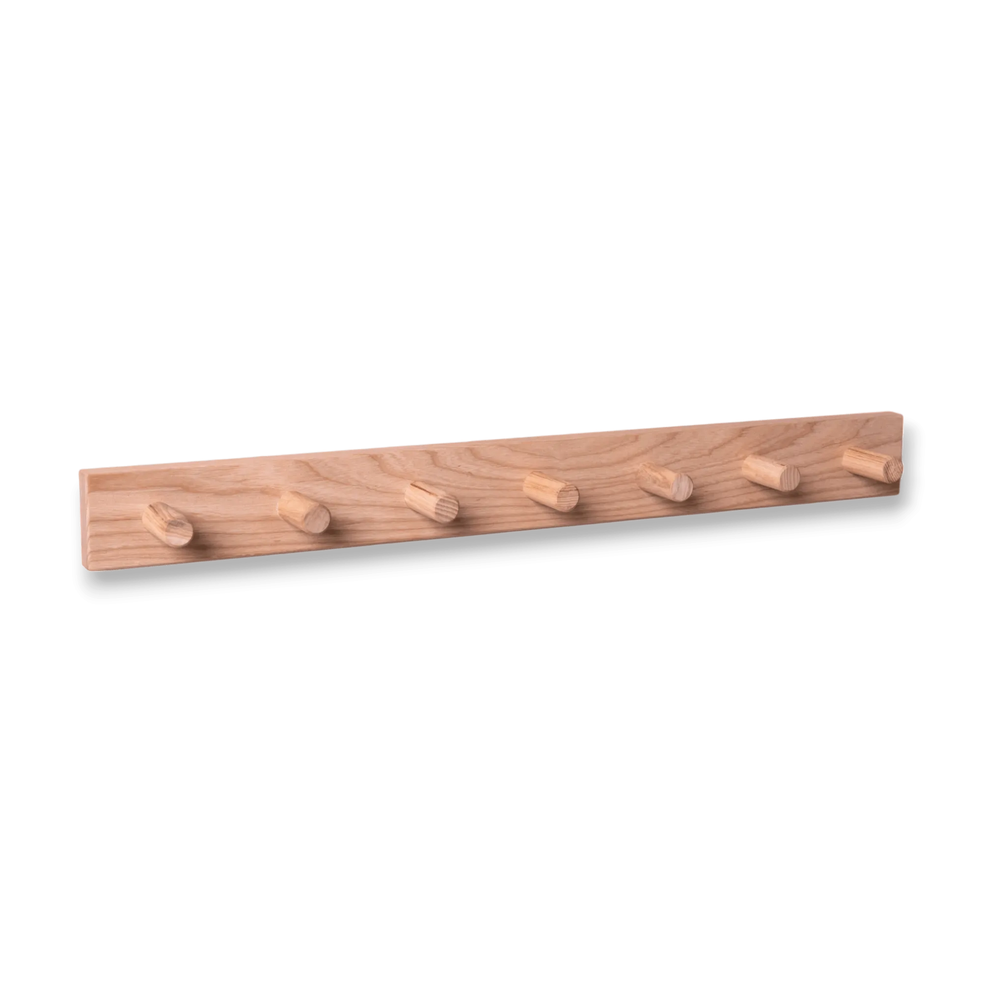 The Signature Peg Rail Wooden Hooks (Solid Ash)