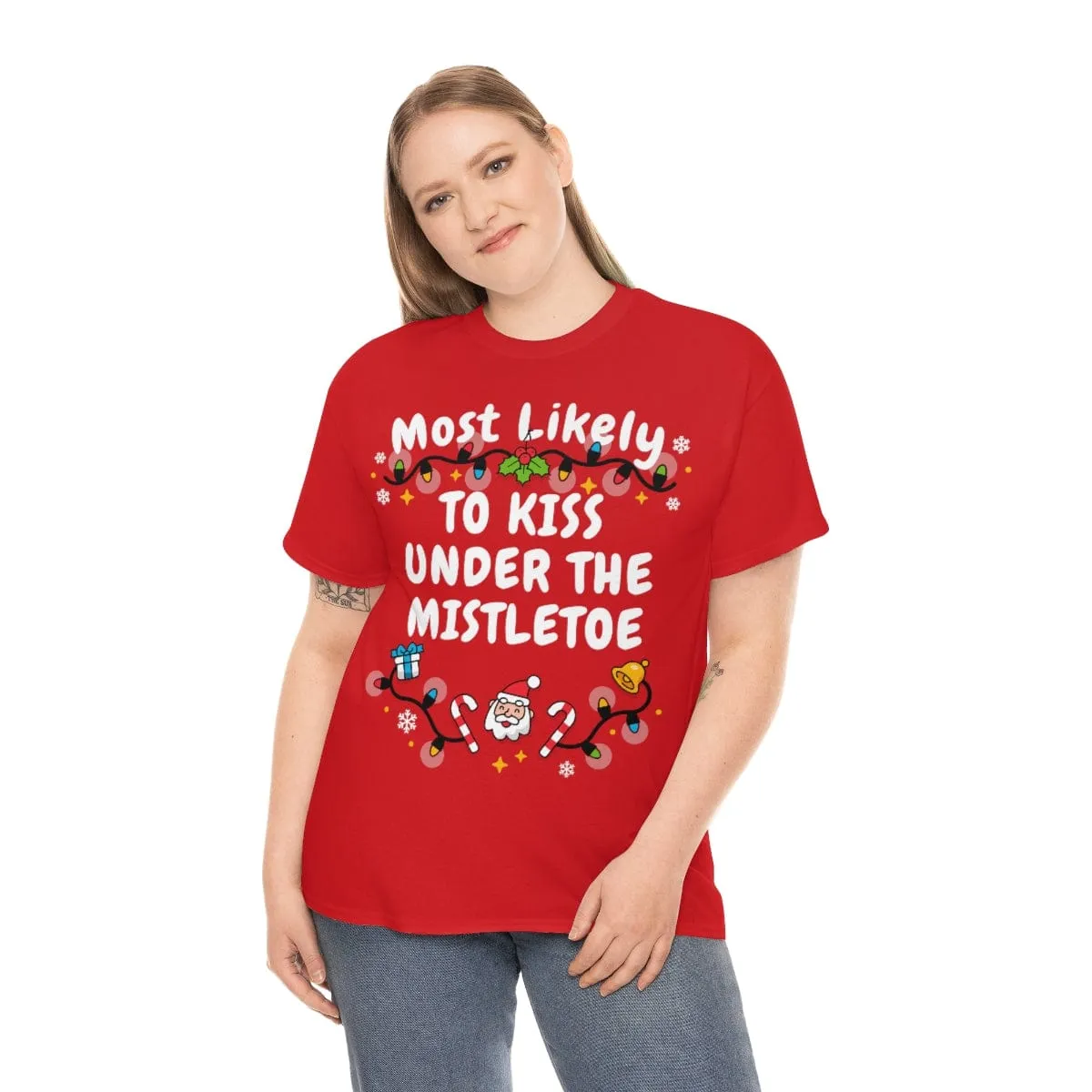 TO KISS UNDER THE MISTLETOE