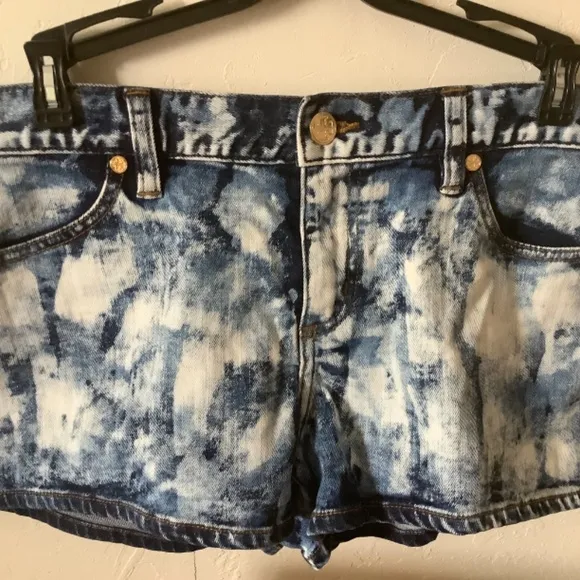 Tory Burch Short Short Blue/White Sz 32