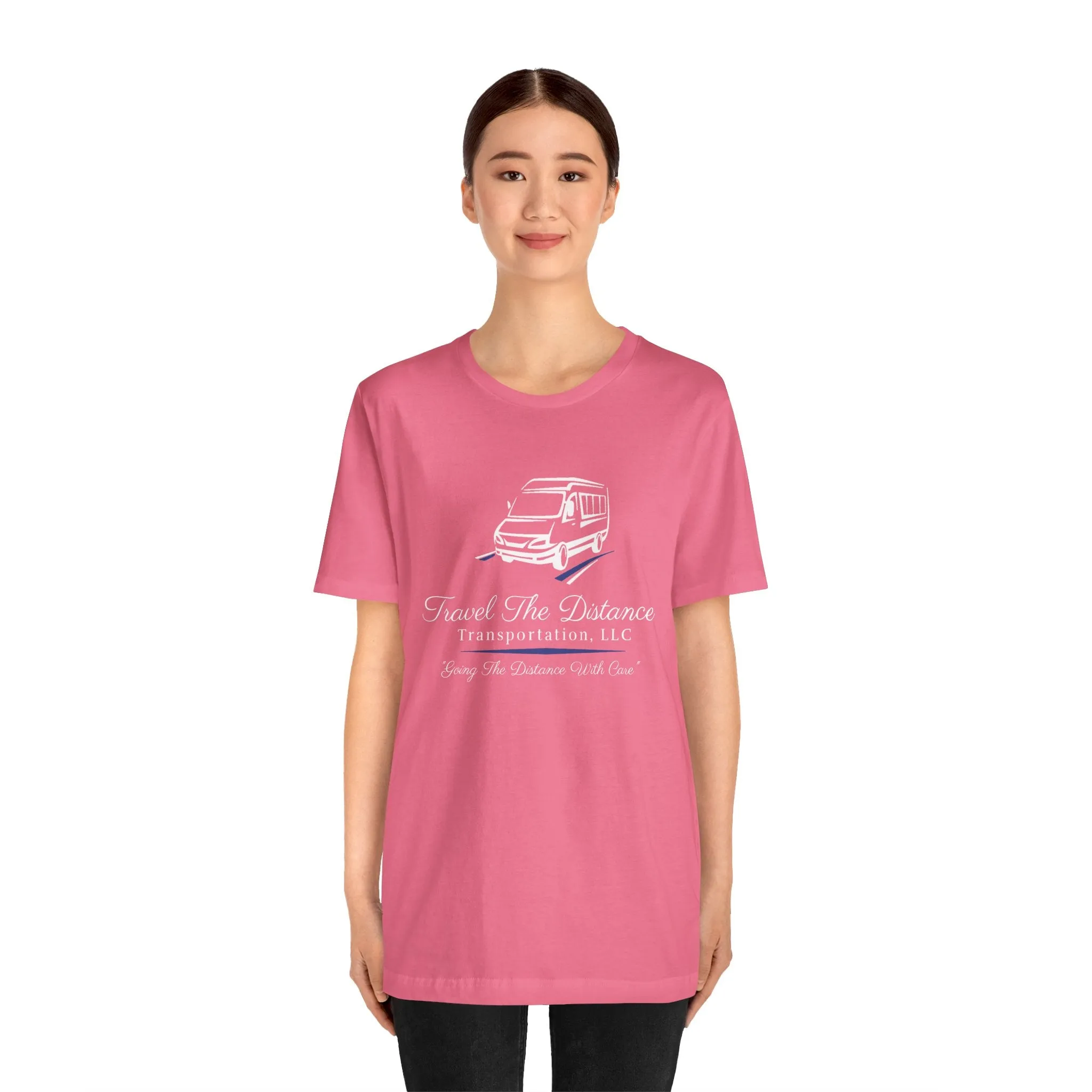 Travel The Distance Transportation Tee: Unisex Jersey Short Sleeve Tee
